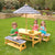 Outdoor Table & Bench Set with Cushions & Umbrella - KidKraft - Junior Bambinos