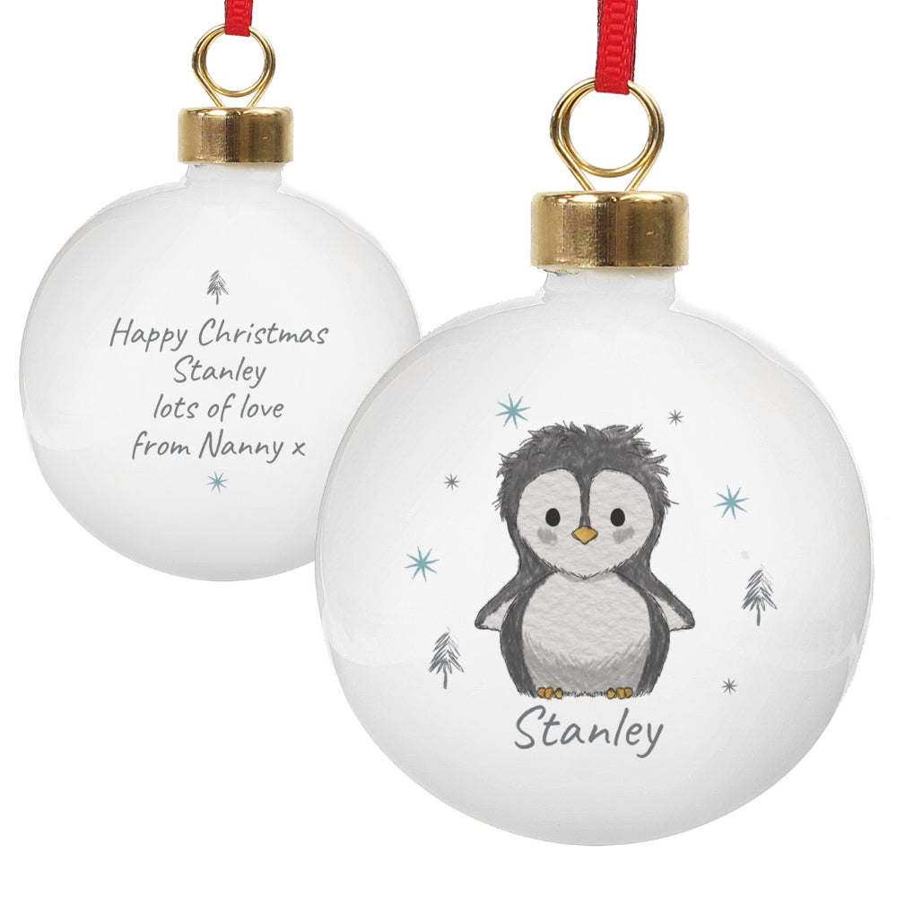 Pebbles the Penguin Bauble