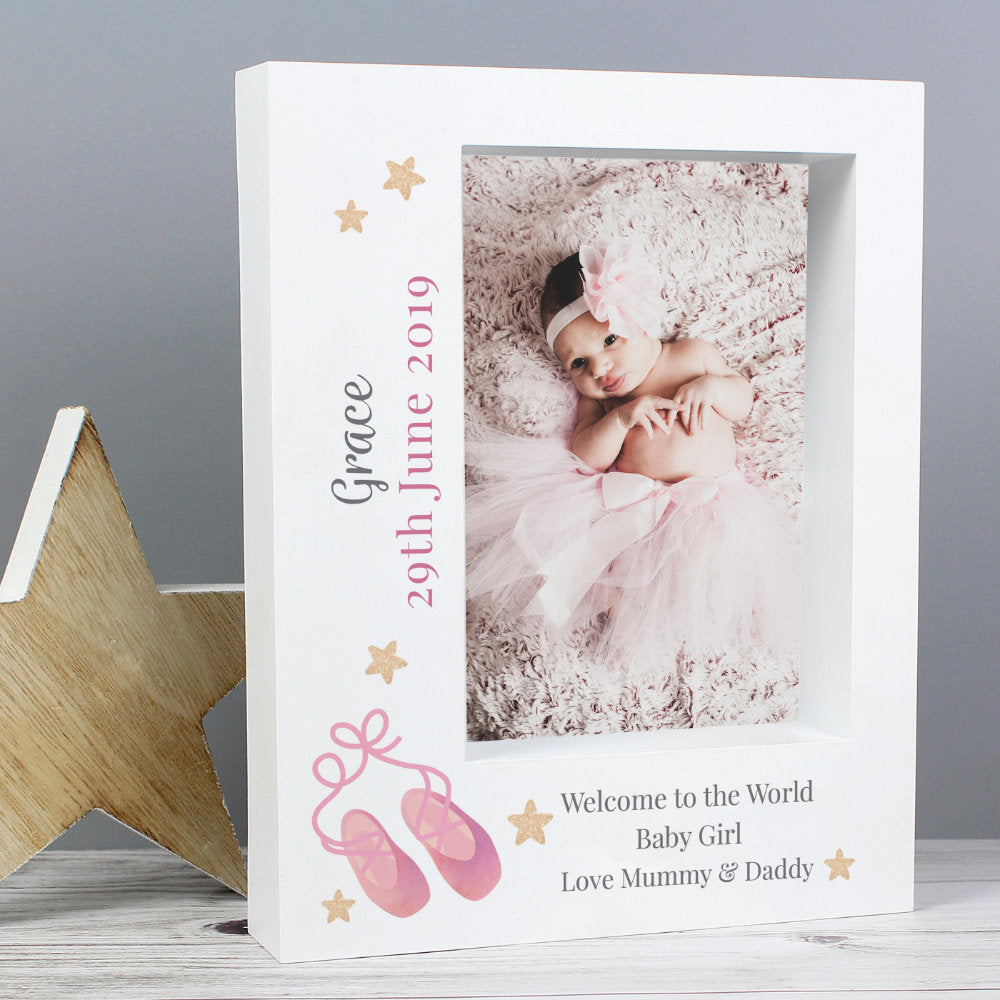 Ballerina - Personalised Photo Frame - Personalised Memento Company - Junior Bambinos