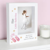 Ballerina - Personalised Photo Frame - Personalised Memento Company - Junior Bambinos