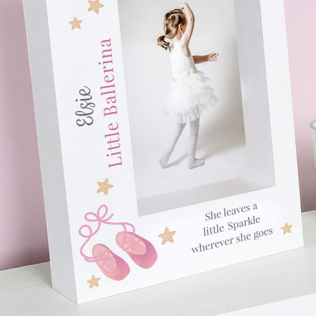 Ballerina - Personalised Photo Frame - Personalised Memento Company - Junior Bambinos