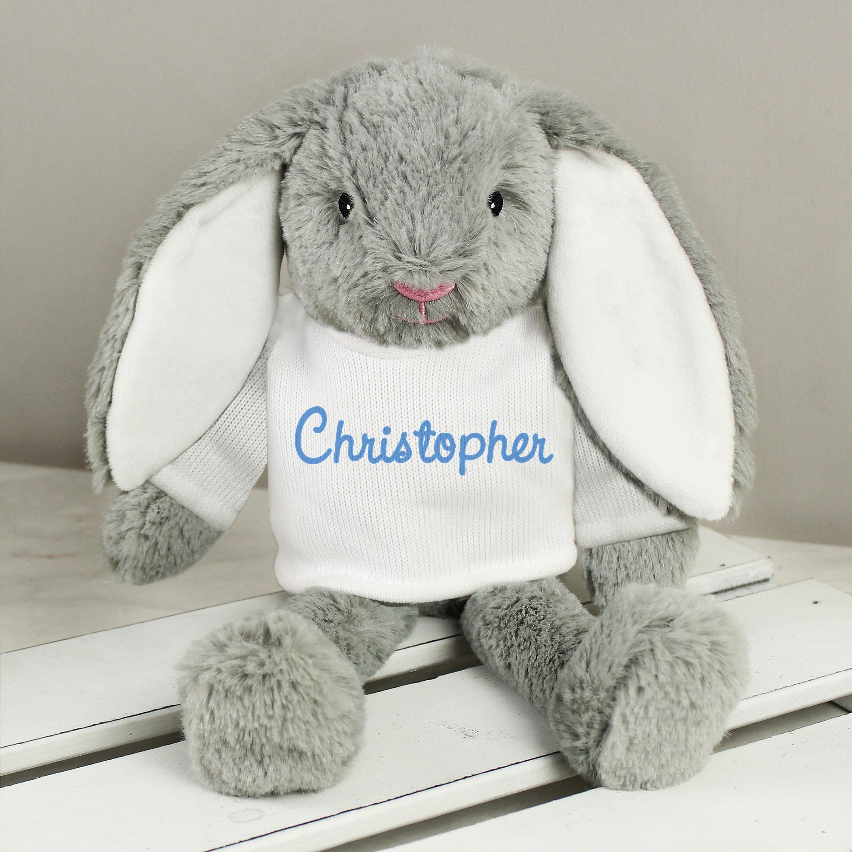 Personalised store bunny teddy