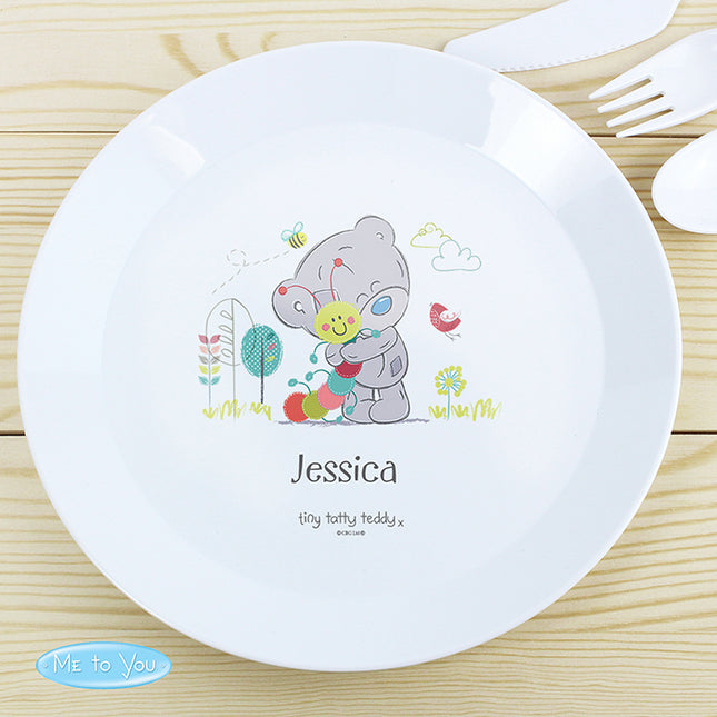 Tiny Tatty Cuddle Bug - Personalised Plate - Personalised Memento Company - Junior Bambinos