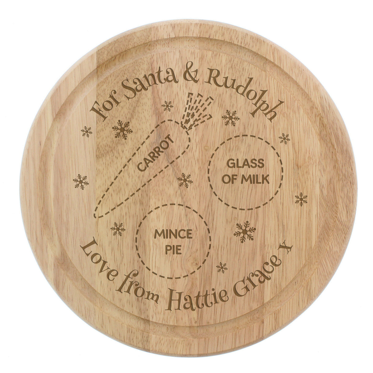 Christmas Eve - Santa Treats Board - Personalised Memento Company - Junior Bambinos