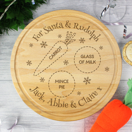 Christmas Eve - Santa Treats Board - Personalised Memento Company - Junior Bambinos