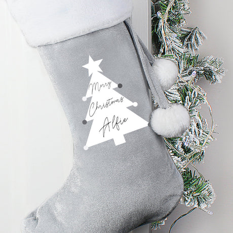 Personalised Christmas Stocking - Christmas Tree - Personalised Memento Company - Junior Bambinos