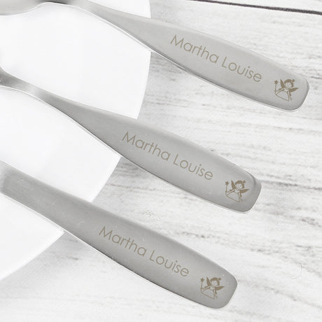 Personalised Fairy Cutlery Set - Personalised Memento Company - Junior Bambinos