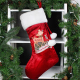 Personalised Christmas Stocking - Festive Fawn - Personalised Memento Company - Junior Bambinos
