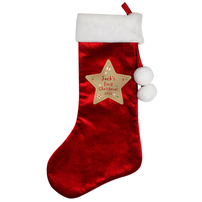 Personalised - My 1st Christmas Stocking - Personalised Memento Company - Junior Bambinos