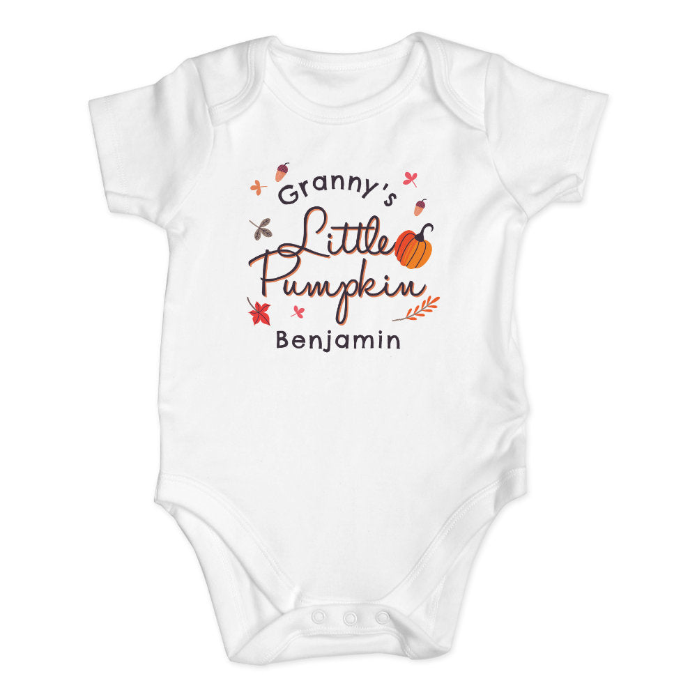 Personalised Little Pumpkin Halloween Vest - Personalised Memento Company - Junior Bambinos