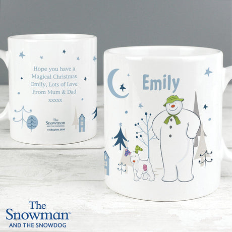 The Snowman and the Snowdog Mug - Personalised - Junior Bambinos