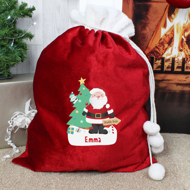 Christmas Santa Sack - Personalised - Personalised Memento Company - Junior Bambinos