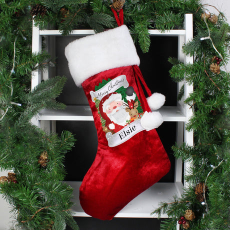 Santa - Personalised Christmas Stocking - Junior Bambinos