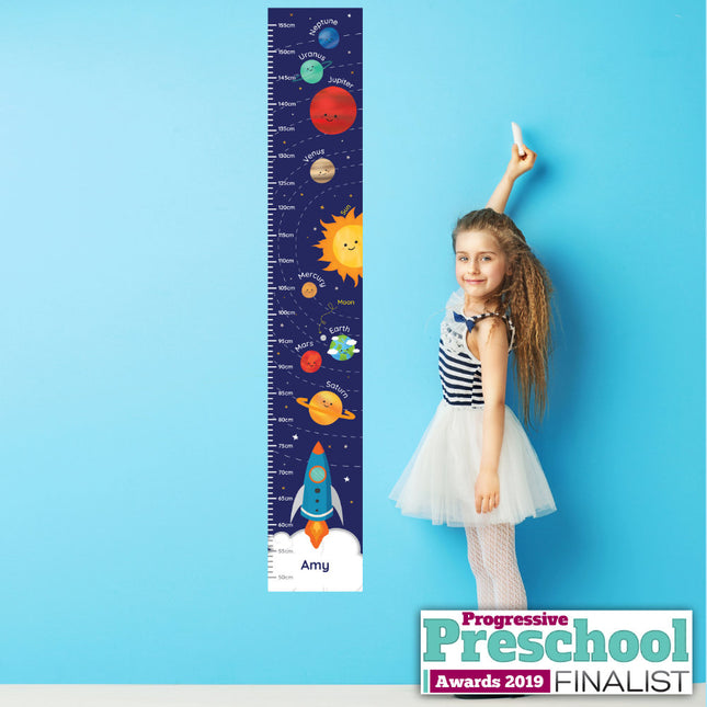 Personalised Solar System Height Chart - Personalised Memento Company - Junior Bambinos