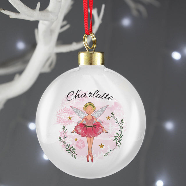 Nutcracker - Personalised Sugar Plum Fairy Bauble - Junior Bambinos