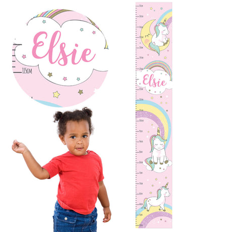 Personalised Unicorn Height Chart - Personalised Memento Company - Junior Bambinos
