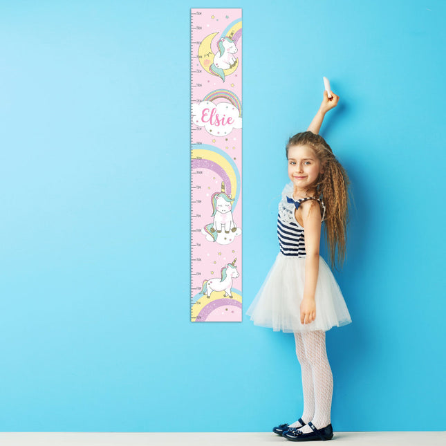 Personalised Unicorn Height Chart - Personalised Memento Company - Junior Bambinos