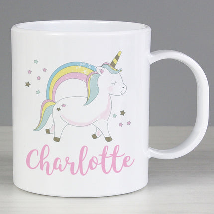 Personalised Unicorn Plastic Mug - Personalised Memento Company - Junior Bambinos