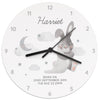 Baby Bunny - Personalised Wall Clock - Personalised Memento Company - Junior Bambinos