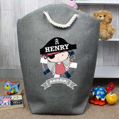 Pirate Storage Bag - Personalised - Personalised Memento Company - Junior Bambinos
