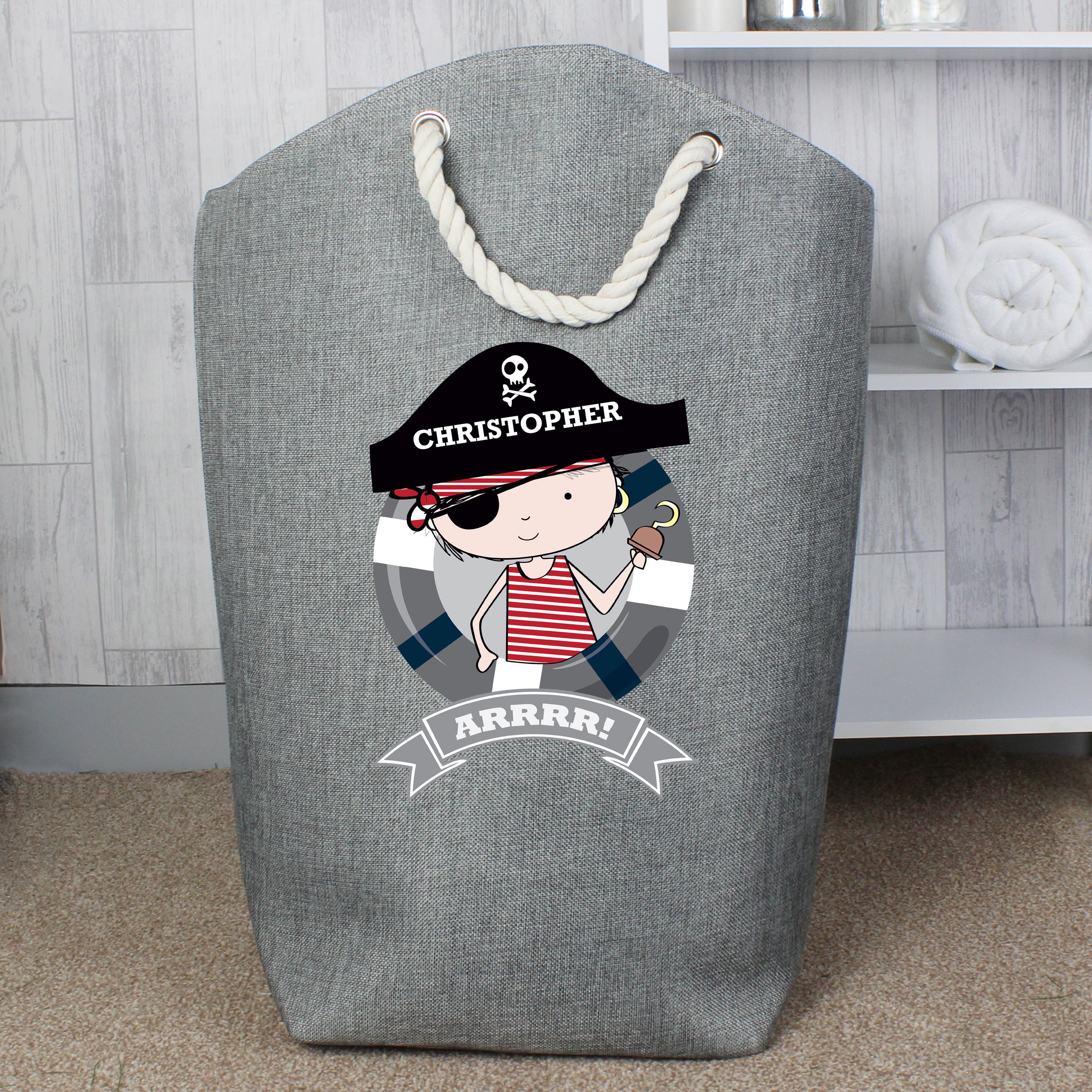 Pirate Storage Bag - Personalised - Personalised Memento Company - Junior Bambinos