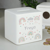Rainbow Money Box - Personalised