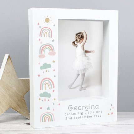 Personalised Photo Frame - Rainbows