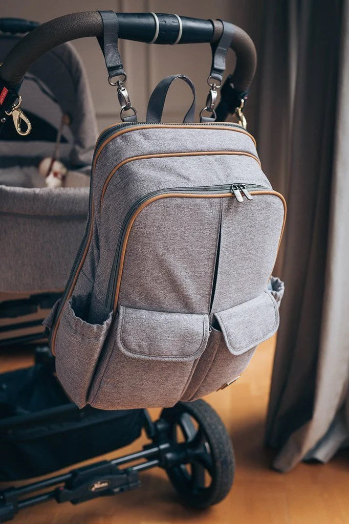 RucPod® Changing BackPack & Travel Crib - Windsor Grey