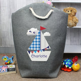 Sailboat Storage Bag - Personalised - Personalised Memento Company - Junior Bambinos