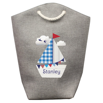 Sailboat Storage Bag - Personalised - Personalised Memento Company - Junior Bambinos