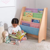 Sling Bookshelf - Pastel & Natural - Junior Bambinos