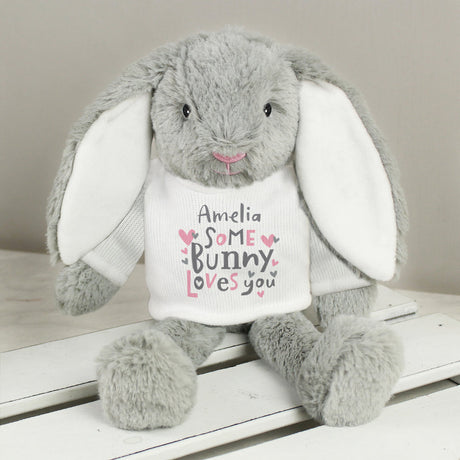 Personalised Some Bunny Loves You Bunny Rabbit - Personalised Memento Company - Junior Bambinos