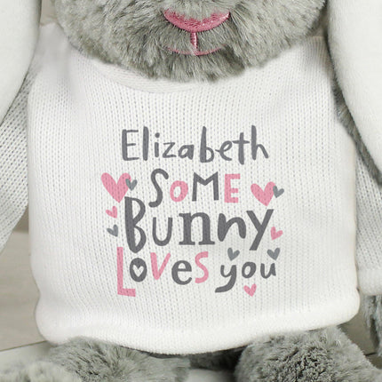Personalised Some Bunny Loves You Bunny Rabbit - Personalised Memento Company - Junior Bambinos