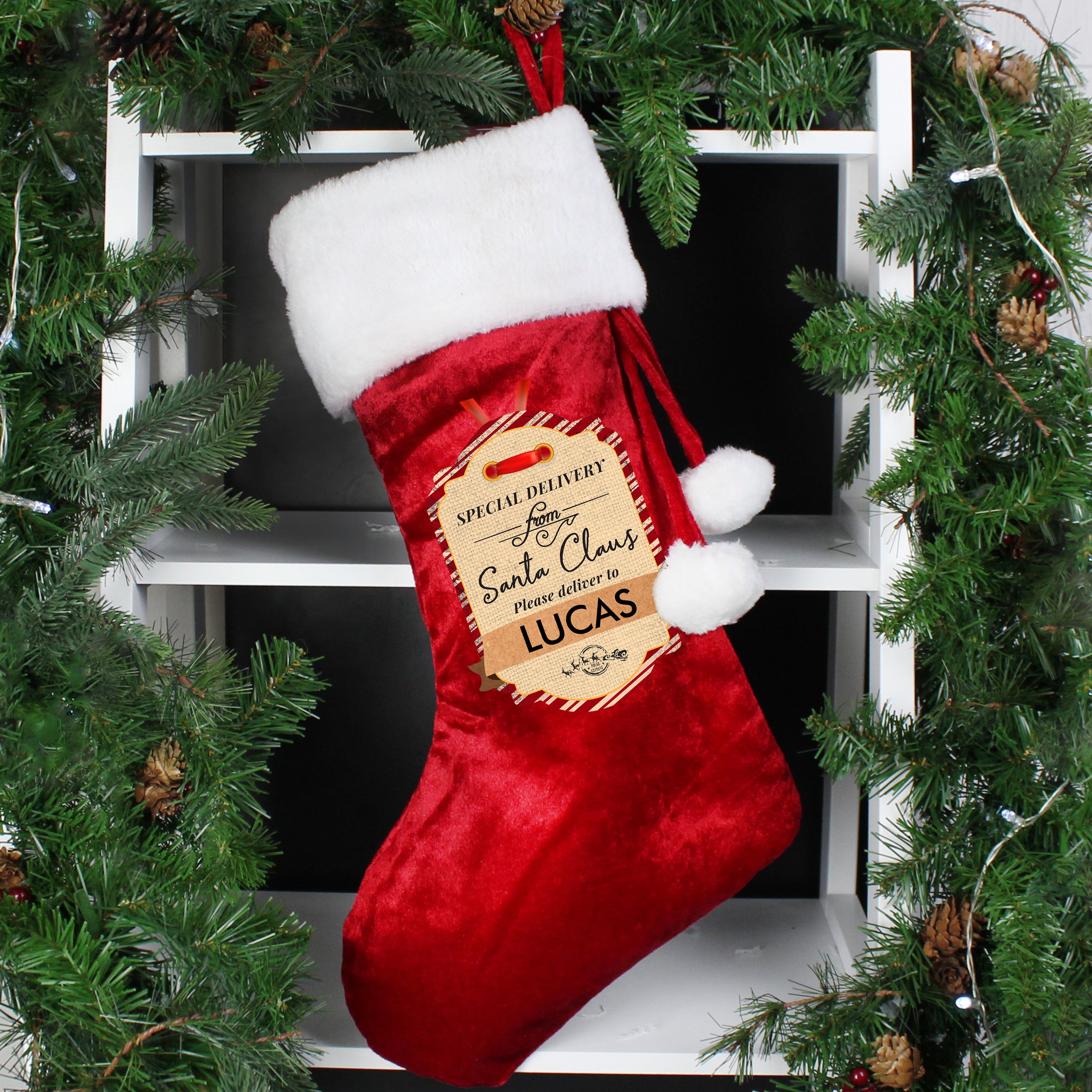 Special Delivery - Personalised Christmas Stocking - Personalised Memento Company - Junior Bambinos