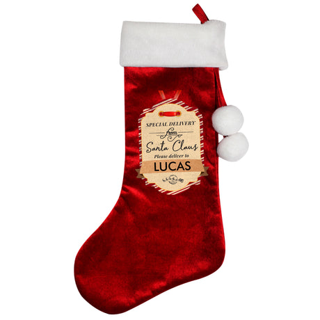 Special Delivery - Personalised Christmas Stocking - Personalised Memento Company - Junior Bambinos