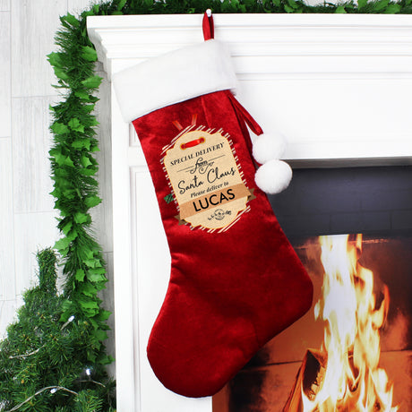 Special Delivery - Personalised Christmas Stocking - Personalised Memento Company - Junior Bambinos