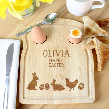 Spring Egg & Toast Board - Personalised