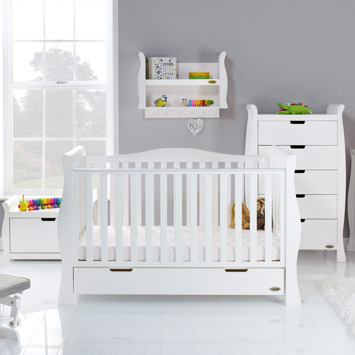 Stamford Luxe 7 Piece Nursery Room Set - Obaby - Junior Bambinos