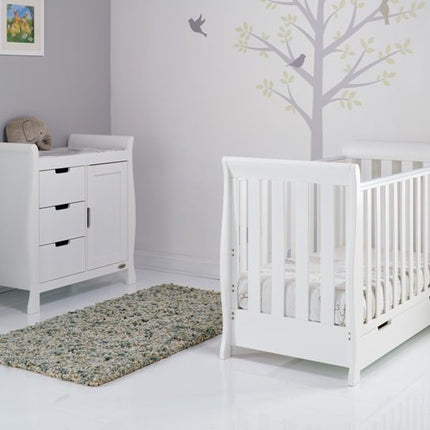 Stamford Mini Sleigh 2 Piece Nursery Room Set - Obaby - Junior Bambinos