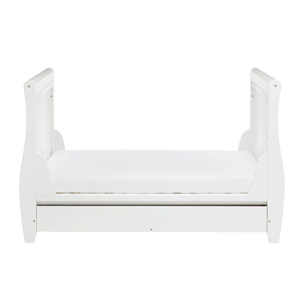 Stella Drop Side Cot Bed - White