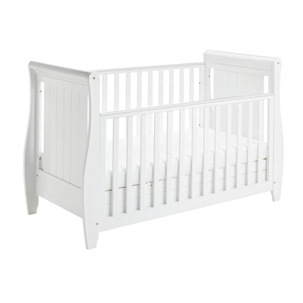 Stella Drop Side Cot Bed - White