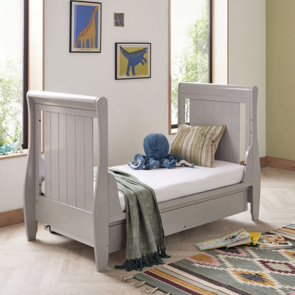 Stella Drop Side Cot Bed - Grey