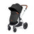 Stomp Luxe - All in one i-Size Travel System - Midnight with Silver Chassis