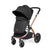 Stomp Luxe 2 in 1 Pushchair - Midnight with Bronze Chassis
