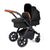 Stomp Luxe 2 in 1 Pushchair - Midnight with Black Chassis