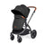 Stomp Luxe 2 in 1 Pushchair - Midnight with Black Chassis