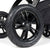 Stomp Luxe 2 in 1 Pushchair - Charcoal Grey with Black Chassis