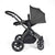 Stomp Luxe 2 in 1 Pushchair - Charcoal Grey with Black Chassis