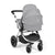 Stomp Luxe 2 in 1 Pushchair - Pearl Grey with Silver Chassis