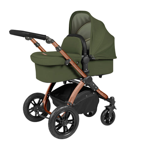 Stomp Luxe 2 in 1 Pushchair - Woodland with Bronze Chassis